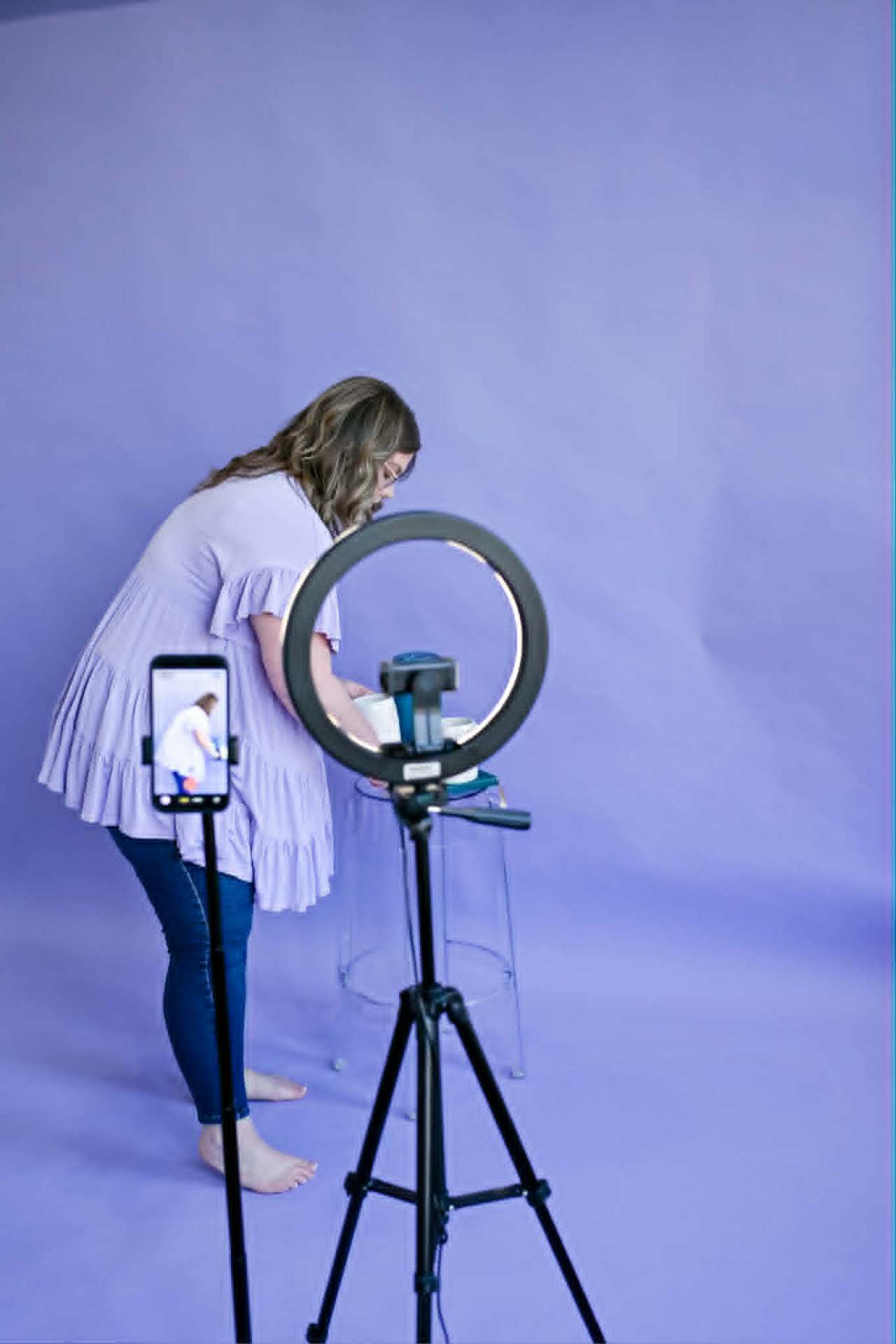 Adjusting props between content takes